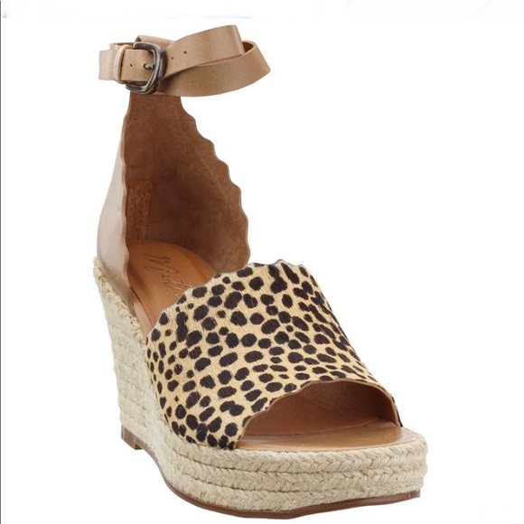 Matisse Roma Tan leopard espadrilles sandals 10 - Picture 2 of 12